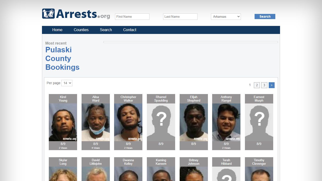Pulaski County Arrests and Inmate Search